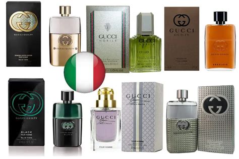 list of Gucci perfumes